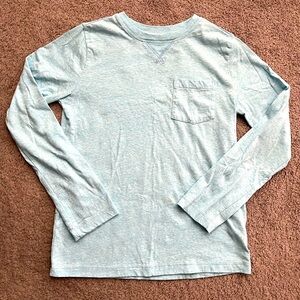 Kids Lands’ End Pocket Long-Sleeve Tee